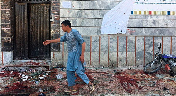 Afghanistan: Kabul Voter Center Suicide Attack Martyrs At Least 57 Afghanistan: Kabul Voter Center Suicide Attack Martyrs At Least 57